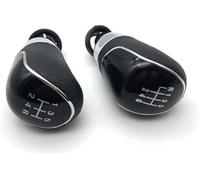 Rynplex Gear Shift Knob, Silver Black Gear Shift Knob 5 Gear 6 Speed Manual, for Ford, for Focus, 2 MK2 FL MK3 MK4 MK7 Galaxy, for Fiesta, Car Styling (Color : Silver Small 5speed) Gear Shift Lever