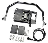 Rynplex GPS Moto Phone Mount, for BMW, for R1200GS LC, for Adventure 2013-2019 Wireless Charging Phone Navigation Bracket Phone Holder USB Charger Motorcycle Phone Mount(BLACK Full set AC)