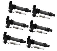 Rynplex Ignition Coil 6 + Spark Plug,for GMC, for Acadia, for Pontiac, for Saturn, XL-7, for Terrain 3.6L 2013-2017 UF569 Car Ignition Coil Replacement Unit