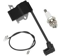 Rynplex Ignition Coil Replacement, for sti-hl FS75 FS80 FS85 FC85 HT70 HT75 HL75 HL75K HS75 HS80 HS85 KM85 String Trimmer Hedge Trimmer Edger Pole Saw Replaces 4137 400 1350, with Spark Plug Garden Eq