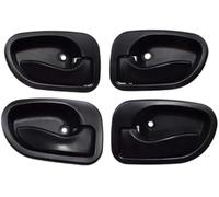 Rynplex Inside Door Handle, for Hyundai Atos Sanatro 1997-2005 Outside Exterior Interior Front Rear Left Right Handles 82650-02000 82660-02000 Inner Wrench Trim Panel(Black Inside 4pcs)