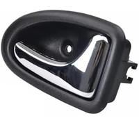 Rynplex Inside Door Handle, for Renault for Megane for Clio Traffic Scenic Car Inner Interior Handles 7700432705 7700432706 7700432707 7700432708 Inner Wrench Trim Panel(Black Bright Silver Fr)