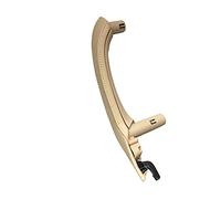 Rynplex Left Right Driver Car Interior Door Pull Handle Leather Cover Set Assembly Replacement, for BMW, for X3 X4 F25 F26 2010-2016 Car Interior Door Handle(Right Beige)