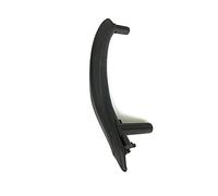 Rynplex Left Right Interior Door Handle Assembly with Outer Leather Cover, for BMW, for X5 X6 F15 F16 2014-2018 Car Interior Door Handle(Right Black)