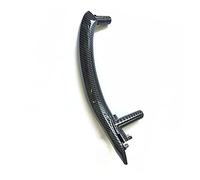 Rynplex Left Right Interior Door Handle Assembly with Outer Leather Cover, for BMW, for X5 X6 F15 F16 2014-2018 Car Interior Door Handle(Right Carbon Fiber)