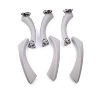 Rynplex LHD 6Pcs ABS Car Interior Handle Door Panel Pull Trim Cover, for BMW, for E90 E91 E92 3 Series 2004 2005 2006 2007 2008 2009 2010 2011 Car Interior Door Handle(Grey)