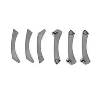 Rynplex LHD 6pcs Car Interior Door Handle Pull Cover Replacement, for BMW, for 3 Series E90 E91 325 330 318 2005-2012 Car Interior Door Handle(Grey)