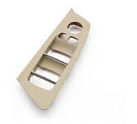 Rynplex LHD Car Interior Door Window Lifting Switch Cover Panel Trim Replacement, for BMW, for 5 Series G30 G31 525 528 530 540 Car Interior Door Handle(Beige Front Left)