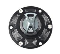 Rynplex Motocycle RS660 CNC Fuel Tank Cap Cover, for Aprilia, RSV 1000 RSV1000 Mille Shiver 750 RS125 RS250 Tuono 1000 RS660 Oil Cover Motorcycle Fuel Tank Cap Lock(Grey)