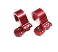 Rynplex Motorcycle Accessorie Rear Brake Line Hose Cable Guide Clamp CRF230L CRF230M CRF250L CRF300L CRF300 CRF 300 250 Rally Motorcycle Brake Hose Clamp(Red)