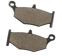 Rynplex Motorcycle Front and Rear Brake Pads, for GSR400 K6 2006 GSR600 K6/K7/K8 2006-2010 FA158 FA419 Motorcycle Brake Pads(BLACK 1 Pair Rear)