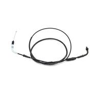 Rynplex Motorcycle Front Rear Disc Drum Brake Clutch Throttle Oil Horse Cable Rope Wire Line, for WH100T GCC100 SCR100 SPACY100 Motorbike Clutch Cable(BLACK Throttle Wire)
