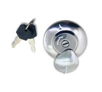 Rynplex Motorcycle Fuel Cap Aluminum Motorbike Parts Oil Tank Cover With 2 Keys, for CA250 Shadow Spirit VT750 DC VLX VT600 Motorcycle Fuel Tank Cap Lock