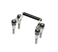 Rynplex Motorcycle GPS Navigation Holder Handlebar Risers Mobile Phone Bracket, for, for BMW, F750GS F850GS F800GS F700GS R1200RS R1200R R1250R Motorcycle Handlebar Riser Clamp