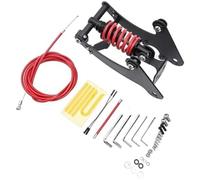 Rynplex Rear Shock Absorber, for Xiaomi, for M365 1S Pro1 Pro2 Electric Scooters, for Forsteel Suspension System Improved Ride Com Fort 78mm/92mm front suspension spring