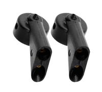 Rynplex Rear Windscreen Wiper Arm Nut Bolt Cap Cover Washer Nozzle Jet, for Audi, A1 Sportback A3 8P 8V A4 B6 B7 B8 B9 A6 C6 C7 Q3 Q5 Q7 windshield rear wiper washer nozzle spray jet(2pcs Nozzles)