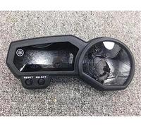 Rynplex Speedometer Instrument Case Gauges Odometer Tachometer Housing, for FZ1 FZ1N FZ1S Single Turn 06-11 Motorcycle Instrument Display(BLACK A)