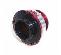 Rynplex Spsld Universal Interface Aluminum Cover Air Filter Cold Air Intake Filter Racing Air Filter 76MM Car Cabin Air Filter(RED)
