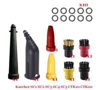Rynplex Steam Vacuum Cleaner Machine SC1 SC2 SC3 SC4 SC5 SC7 CTK10 CTK20 Parts Brush Head Powerful Nozzle Accessories Steam Cleaner Parts(Set-3)