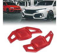 Rynplex Steering Wheel Shift Paddles Aluminium Extension, for VW, for Golf 8 MK8, for Arteon, for CC, for Tiguan Allspace, for Teramont 2018-2023 Car Steering Wheel Paddles Red