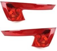 Rynplex Tail Lights, for Baic, for Senova X25 EX200 EX360 Car Rear Bumper Light Warning Lamp Fog Taillamp Reflector Brake Auto Car Rear Bumper Tail Light(BLACK Left and Right)