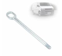 Rynplex Tow Hook Pull Hook for Transporter T5 T6, Towing Hook Towing Eye Made of Metal, Suitable for California Multivan Bus Box Platform, Replacement Part 7H0807401 7E0807401, Silver