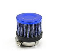 Rynplex Universal 25mm Car Air Filter Clip-On Auto Round Conical Cold Intake 1inch, for MINI, Air Filters Car Cabin Air Filter(BLUE)