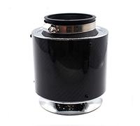 Rynplex Universal 3Inch Carbonr Air Filter Supercharger Hood Air Intake Kit High Power Sports Carbon Fiber Filter Mushroom Head Car Cabin Air Filter(160MM)