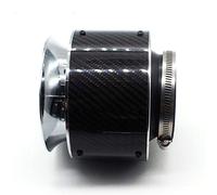 Rynplex Universal 3Inch Carbonr Air Filter Supercharger Hood Air Intake Kit High Power Sports Carbon Fiber Filter Mushroom Head Car Cabin Air Filter(130MM)