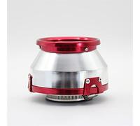 Rynplex Universal Car Sport Air Filter 76mm Most Of Car 3inch Open High Flow Air Intake Filter Box Red Blue XH-UN075 Car Cabin Air Filter(Red)