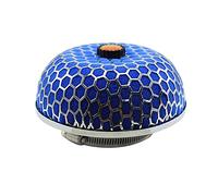 Rynplex Universal High Flow Air Intake Filter 3inch 76mm Turbo Performance Car Parts Cold Sports Air Intake System Car Cabin Air Filter(Blue)