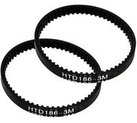 Rynplex Vacuum Belts, 2Pcs Toothed Belt Drive HTD186-3M, for Karcher FC3 FC5 (Premium) Hard Floor Household Cleaning Tools Vacuum Cleaner Accessories Vacuum Cleaner Belt