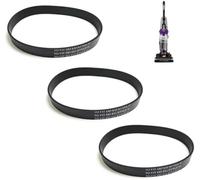 Rynplex Vacuum Belts, Replacement Belt, for Eureka, for PowerSpeed Bagless Upright Vacuum Cleaner,Compatible Fits Models: NEU180 NEU182 Part # E0205 3Pcs (Size : 6 Pcak) Vacuum Cleaner Belt(BLACK 3 Pc