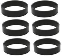 Rynplex Vacuum Belts, Vacuum Cleaner Knurled Belt, for Kirby, All Generation G3 G4 G5 G6 Black Replacement Vacuum Cleaner Belt Vacuum Cleaner Belt