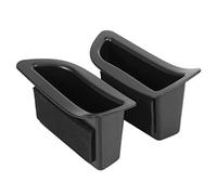 Rynplex Vehicle Door Storage Tray, 2Pcs/Set Black Front Door Handle Storage Box Container Holder Tray, for VOLVO, V40 V40Cc Car Accessories Car Door Handle Storage Box