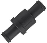 Rynplex Vehicle Heater Hose Joint Engine Coolant Hose Connector, for Mk4, for Passat B6, for A3 1J0122351 Black Plastic Replacement Part, for Eos, for Jetta Phaeton for