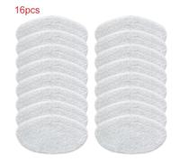 Rynplex Washable Mop Rags Polti Kit Vaporetto PAEU0332 Steam Vacuum Cleaner Microfibre Mops Cloth Replacement Parts Accessories Steam Cleaner Parts(16pcs)