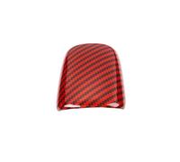 Rynzo Weighted Gear Knob 1Pc Black/Red Carbon Fiber Style Car Gear Shift Knob Head Cover Trim ABS Decorated for Challenger Charge 20152020 Parts(Red)