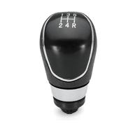 Rynzo Weighted Gear Knob 5Speed MT Gear Stick Shift Knob for Chrome Leather Gaiter Boot for Focus MK2 for MK3/for Fiesta MK7/for Mondeo for MK4 for Transit(Black)