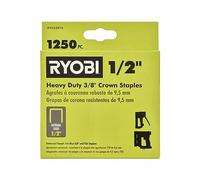 RYOBI 1,250 PC. 3/8" x 1/2" Heavy Duty Crown Staples - A1033812