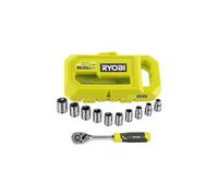 Ryobi 1/4" Ratchet & Socket Set (10pc) - RHRS10PC