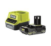 Ryobi - 1 One+ Lithium+ Battery 18V - 2Ah and 1 Fast Charger 2A - RC18120-120CG