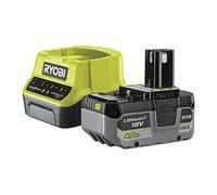 Ryobi - 1 ONE+ Lithium Battery 18V - 4Ah and 1 Fast Charger 2A - RC18120-140XG