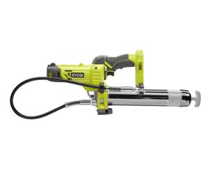 RYOBI 18 V ONE+ Cordless Grease Gun R18GG-0 (Greasing Vehicles and Machines, Flow Rate 210 g/min, for 400 g Grease Cartridges, Hose Length 0.76 m, Max. Pressure 690 Bar, Without Battery and Charger)
