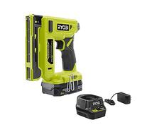 RYOBI - 18-Volt ONE+ - Compression Drive 3/8" Crown Stapler Battery and Charger - PNR01KMX