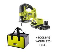 Ryobi 18V Cordless Jigsaw Kit 2.0Ah One+ - Rjs18-1C20Gp