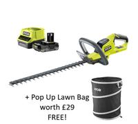 Ryobi 18V One+ 45Cm Cordless Hedge Trimmer 1 X 2.0Ah