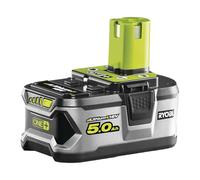 Ryobi RB18L50 ONE+ Lithium+ 5.0Ah Battery, 18 V