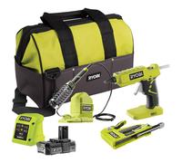 Ryobi 18V ONE+ Cordless Glue Gun, Soldering Iron & 4-in-1 Stapler Kit