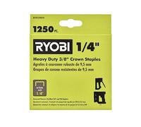 RYOBI 3/8-inch X 1/4-inch Heavy Duty Crown Staples (1,250-Piece)